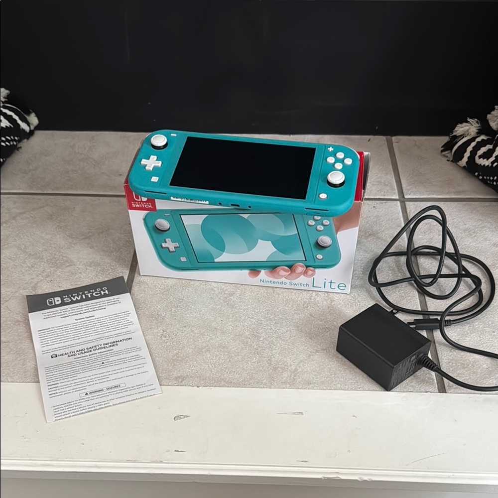Nintendo Switch Lite Blue Black Handheld Console
